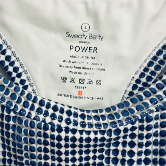 SWEATY BETTY Power racerback Sports Bra L - Picture 4 of 5
